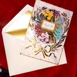 Handmade "Thank You" Greeting Card